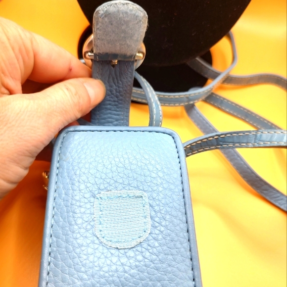 Brighton Cell Phone Case Light Blue  Leather Purse Long Strap Crossbody … - Picture 4 of 12
